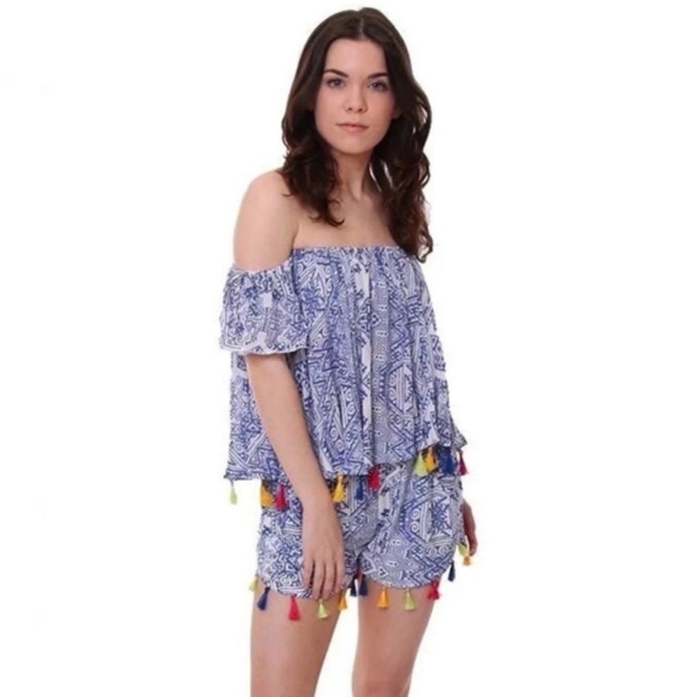 Off the Shoulder Crop Top